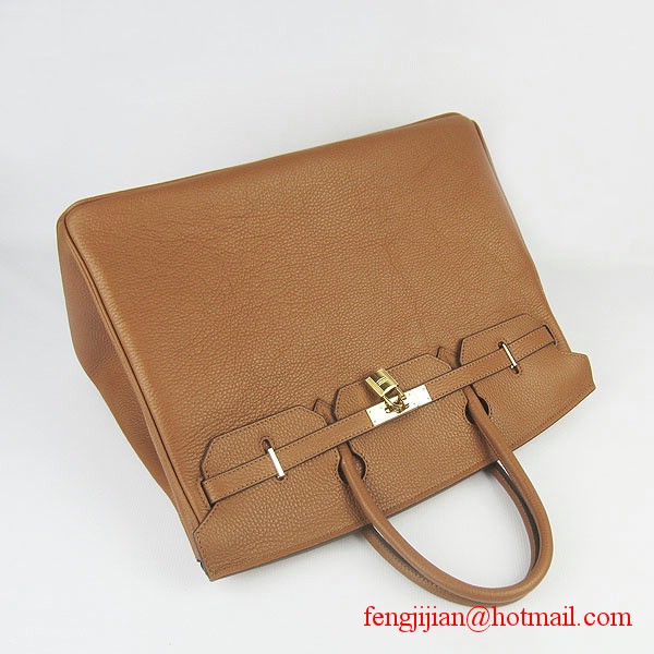 Hermes Birkin 40cm Togo Bag Light Coffee 6099